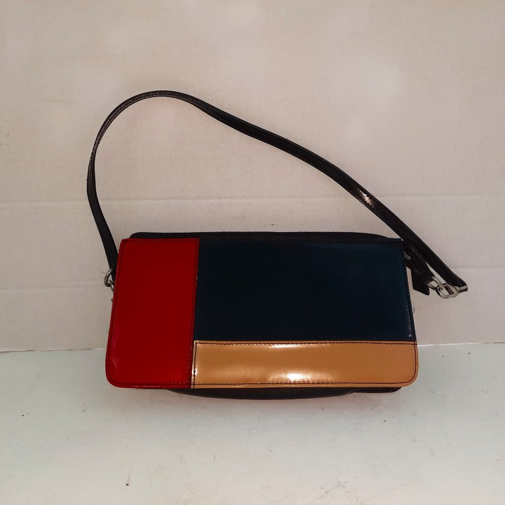 Multicolor Block Style Small Satchel - image 1